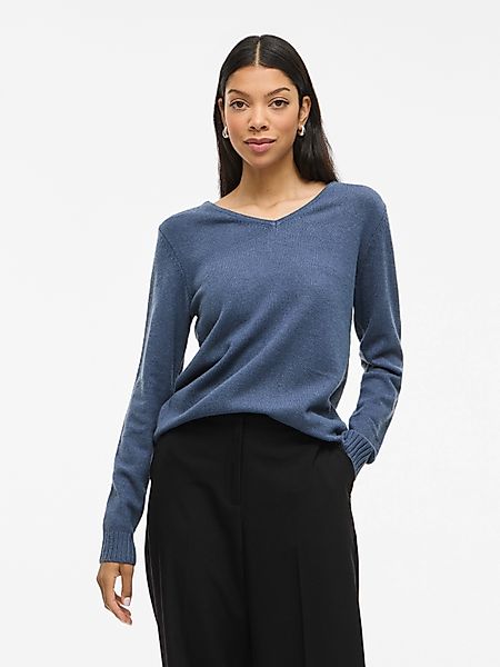 Vila V-Ausschnitt-Pullover VIRIL V-NECK L/S KNIT günstig online kaufen