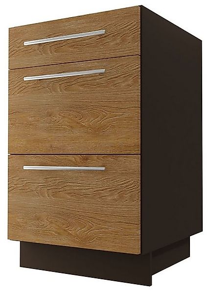 Feldmann-Wohnen Unterschrank Malmo (Malmo, 1-St) 50cm Front- und Korpusfarb günstig online kaufen