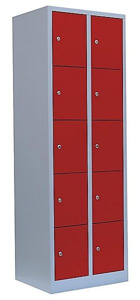 Steelboxx Fächerschrank 10 Fächer Schließfachschrank Wertfachschrank Spind günstig online kaufen