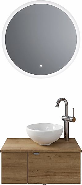 Saphir Badmöbel-Set "Serie 6915" 4 Stk. tlg. Gäste-Bad, 70 cm breit, mit LE günstig online kaufen