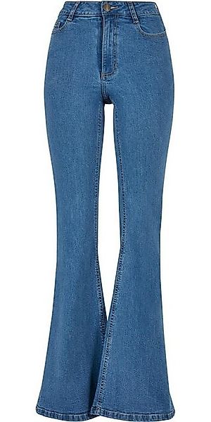 URBAN CLASSICS Bequeme Jeans Damen Ladies Organic High Waist Flared Denim P günstig online kaufen