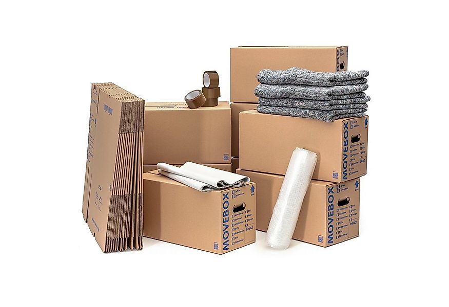 KK Verpackungen Aufbewahrungsbox (Komplett-Set, Kartons Packseide Luftpolst günstig online kaufen