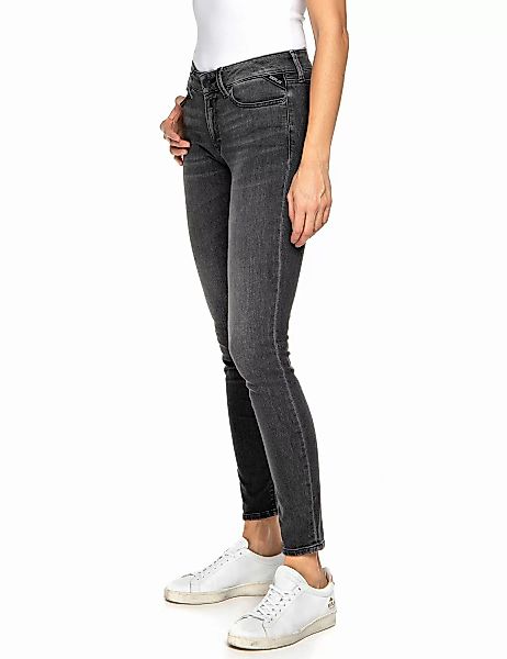 Replay Damen Jeans NEW LUZ - Skinny Fit - Grau- Medium Grey günstig online kaufen