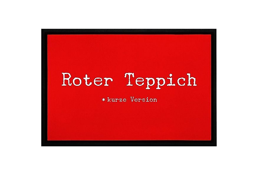 MoonWorks Fußmatte Fußmatte roter Teppich kurze Version Hollywood rutschfes günstig online kaufen