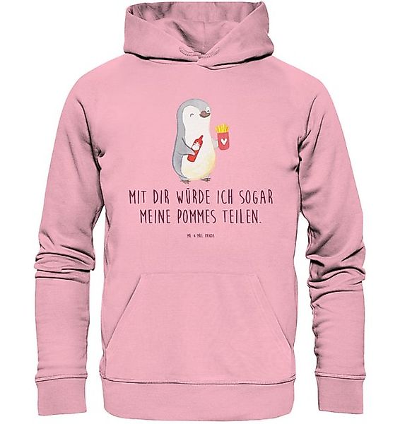 Mr. & Mrs. Panda Hoodie Größe S Pinguin Pommes - Cotton Pink - Geschenk, Li günstig online kaufen