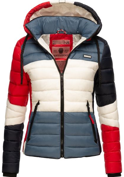 Navahoo Steppjacke "Lulana Multikulti" mit Kapuze leichte Übergangsjacke mi günstig online kaufen