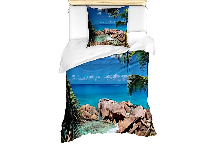 Abakuhaus Bettwäsche Milbensicher Allergiker geeignet mit Kissenbezug, Micr günstig online kaufen