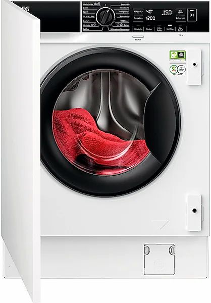 AEG Einbauwaschmaschine 8000 »LR8BI7480«, 8 kg, 1400 U/min, PowerCare-Techn günstig online kaufen