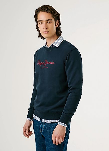 Pepe Jeans Sweatshirt "MACBETH PLAIN CREW", Regular Fit mit Rundhals günstig online kaufen