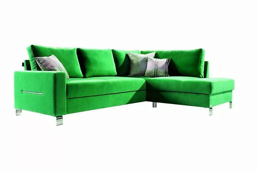 JVmoebel Ecksofa Design Ecksofa L-Form Sofa Couch Polster Schlafsofa Textil günstig online kaufen