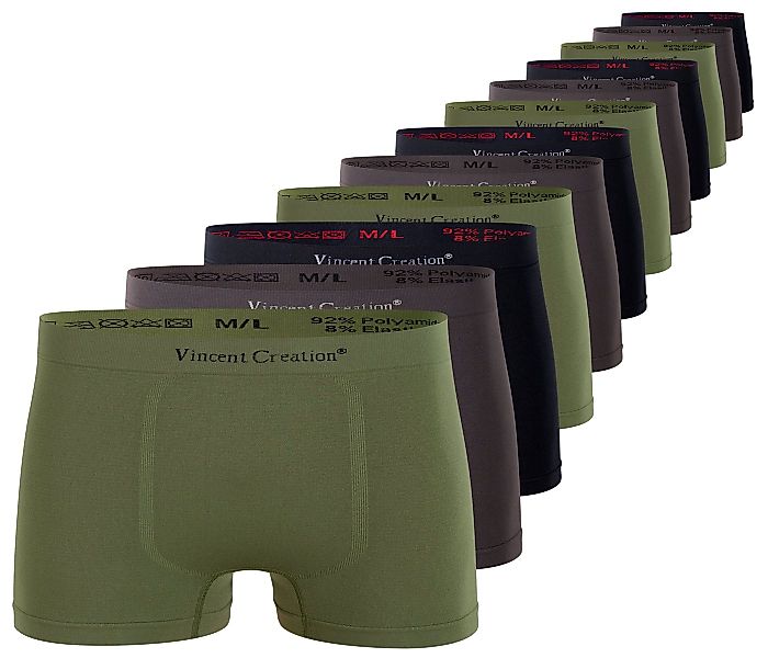 Vincent Creation® Boxershorts 12er Pack, Microfaser - Seamless (12-St) weic günstig online kaufen