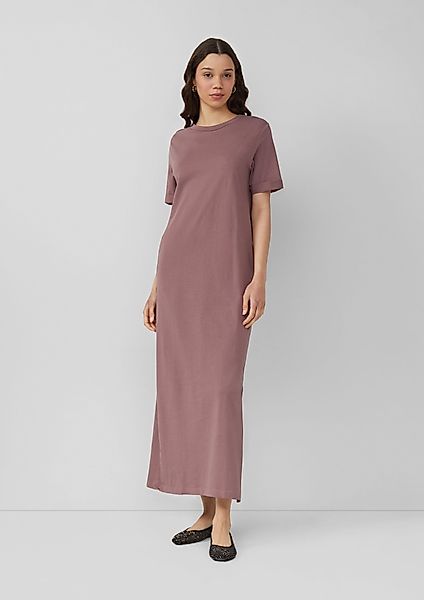 QS Maxikleid Langes Jerseykleid aus Baumwolle günstig online kaufen