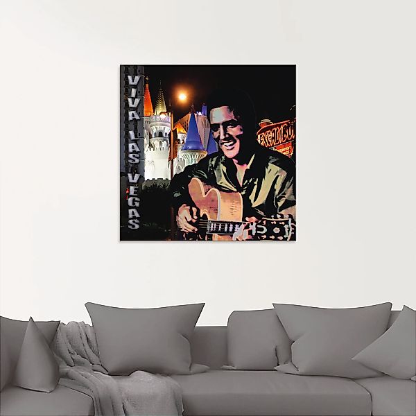 Artland Glasbild "Elvis Presley", Bilder von berühmten Musikern, (1 St.), i günstig online kaufen