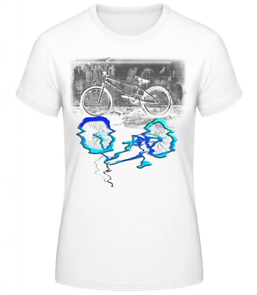 Fahrrad Pfütze · Frauen Basic T-Shirt günstig online kaufen