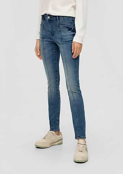 s.Oliver 5-Pocket-Jeans Jeans / Skinny Fit / High Rise / Skinny Leg Destroy günstig online kaufen