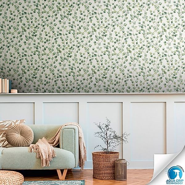 living walls Vliestapete »DesignDrop vorgeleimte Tapete Floral Mustertapete günstig online kaufen