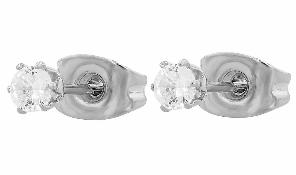 Adelia´s Paar Ohrhänger "Damen Ohrringe – Ohrstecker aus Edelstahl mit Zirk günstig online kaufen