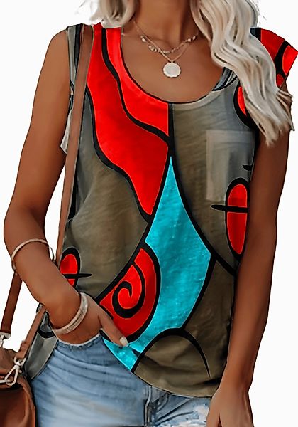 YRIIOMO Trägertop Damen ärmelloses Freizeit Tanktop günstig online kaufen