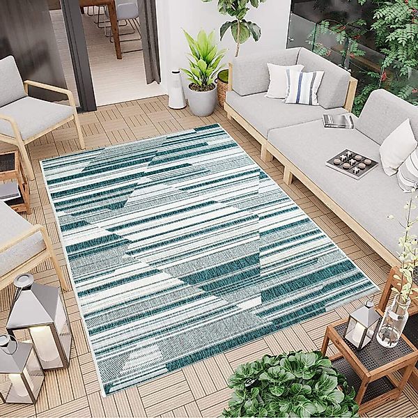 Carpet City Outdoorteppich »Outdoor 660«, rechteckig, 5 mm Höhe, In/- Outdo günstig online kaufen