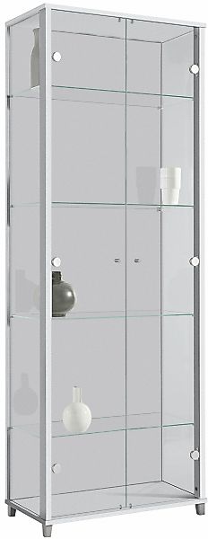 fif möbel Vitrine "OPTIMA", Standvitrine, Vitrinenschrank, Glasvitrine, Sam günstig online kaufen