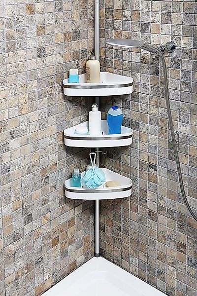 Bischof Duschregal Coin II, 1-tlg., höhenverstellbar 135 - 260 cm günstig online kaufen