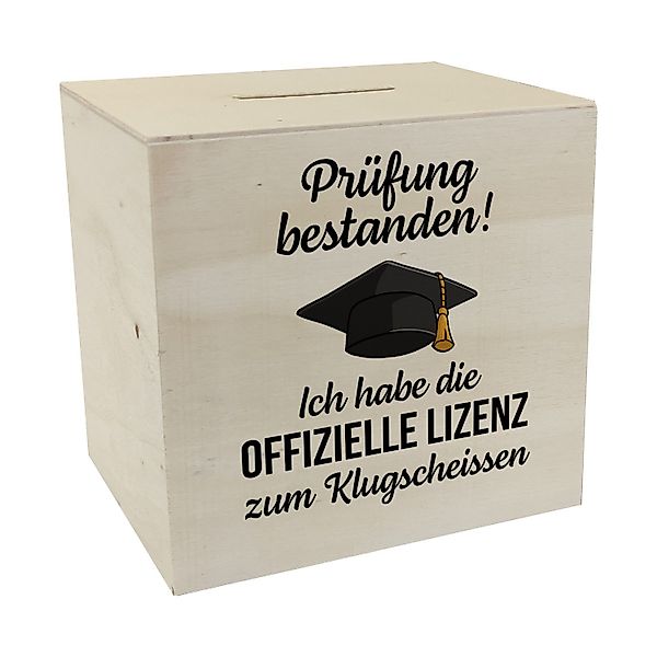 speecheese Spardose Prüfung bestanden Doktorhut Spardose günstig online kaufen