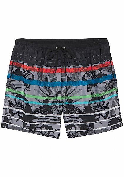 John Devin Badeshorts mit floralem Design günstig online kaufen
