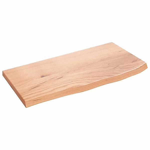 vidaXL Waschtischplatte Hellbraun 60x30x2 cm Massivholz Behandelt günstig online kaufen