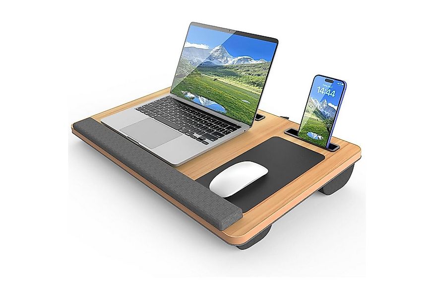 HEYHIPPO Laptoptisch Laptop-Laptoptisch mit Kissen, 36×55 cm, für Geräte bi günstig online kaufen