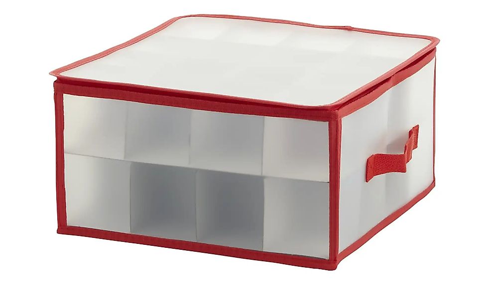 Kugelaufbewahrungsbox   ¦ rot ¦ Kunststoff ¦ Maße (cm): B: 34 H: 17 T: 34.0 günstig online kaufen