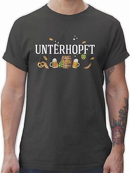 Shirtracer T-Shirt Chronisch total Unterhopft - Männertagsgeschenk Bier Bra günstig online kaufen