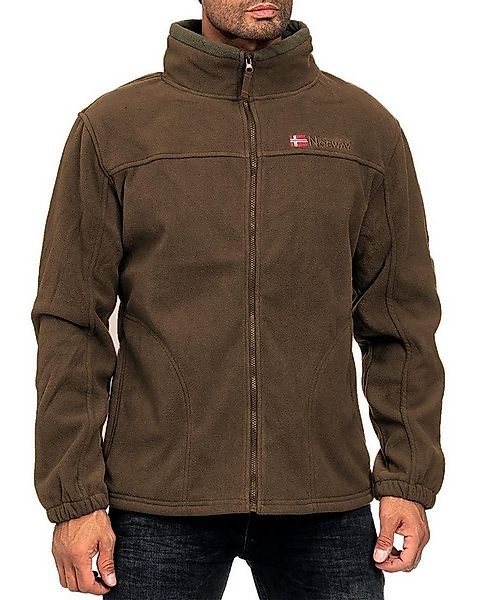 Geographical Norway Fleecejacke Herren Regular Fit Jacke batamazonie Brown günstig online kaufen