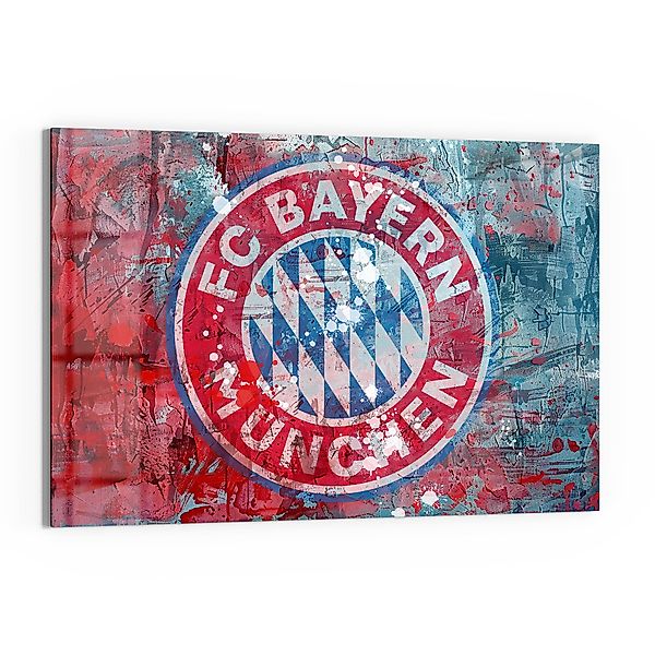 DEQORI Glasbild 'Wappen FC Bayern München', günstig online kaufen