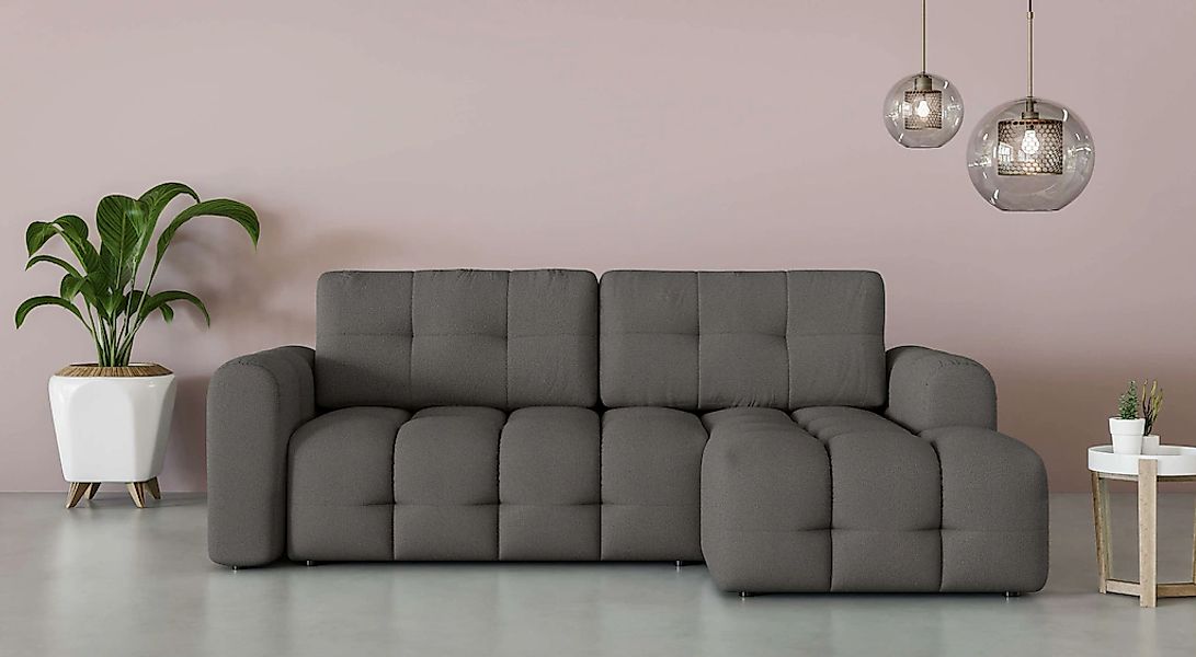 INOSIGN Ecksofa "Manilla, wahlweise mit Bettfunktion, B/T/H 265/170/91 cm", günstig online kaufen