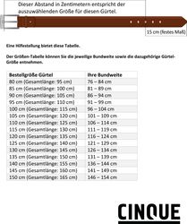 Cinque Ledergürtel BOSA mit Blindprägung und günstig online kaufen