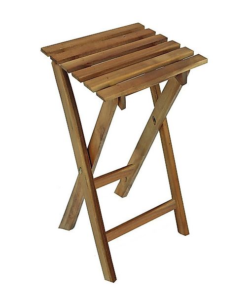Spetebo Beistelltisch Klapphocker - YAKIMA - Eukalyptus FSC (Packung, 1-St. günstig online kaufen