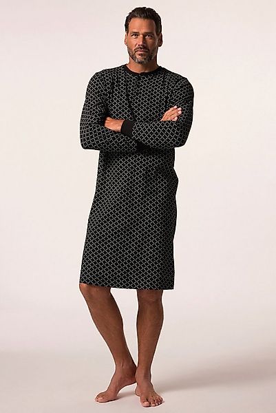 JP1880 Schlafanzug Nachthemd uni Langarm bis Gr 8XL günstig online kaufen