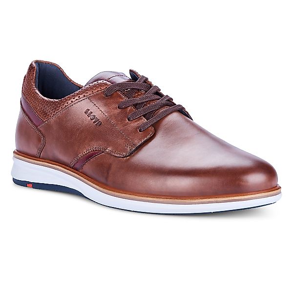 Lloyd Schnürschuh "Kayor" aus Glattleder, extraweit Farbe braun Größe: EU44 günstig online kaufen