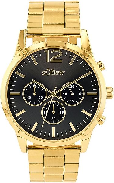 s.Oliver Chronograph 2038385, Armbanduhr, Quarzuhr, Herrenuhr, Stoppfunktio günstig online kaufen