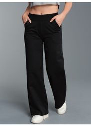 Trigema Jerseyhose "TRIGEMA Jogginghose mit weitem Bein" günstig online kaufen