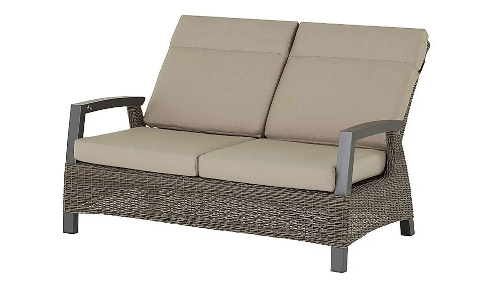 Siena Garden Lounge-Sofa 2-sitzig  Corido ¦ grau ¦ Maße (cm): B: 146 H: 101 günstig online kaufen