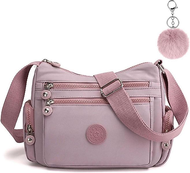 LuxusKollektion Schultertasche Umhängetasche Damen Nylon Multi günstig online kaufen