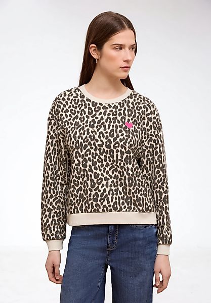 STREET ONE STUDIO Sweatshirt, mit Leoprint günstig online kaufen