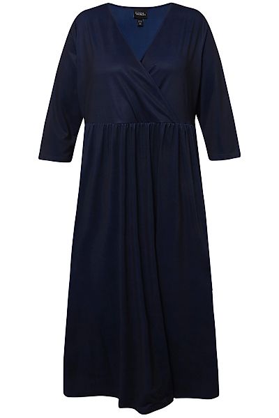 Ulla Popken Maxikleid Midikleid Punkte Wickeloptik günstig online kaufen
