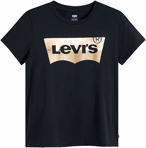 Levis Rundhalsshirt "THE PERFECT TEE" mit Logo im Metallic-Holo Print günstig online kaufen