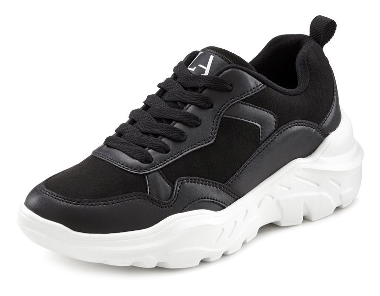LASCANA Sneaker Halbschuh, Sportschuh, leichte Chunky Sohle, weiche Innenso günstig online kaufen