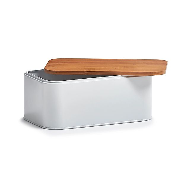 Zeller Present Brotkasten 1 Stk. tlg. Länge ca. 31 cm, weiß günstig online kaufen