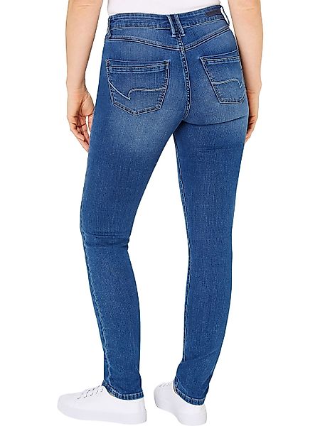 Paddock`s Damen Jeans Pat - Slim Fit Blau - Medium Stone Soft Used günstig online kaufen