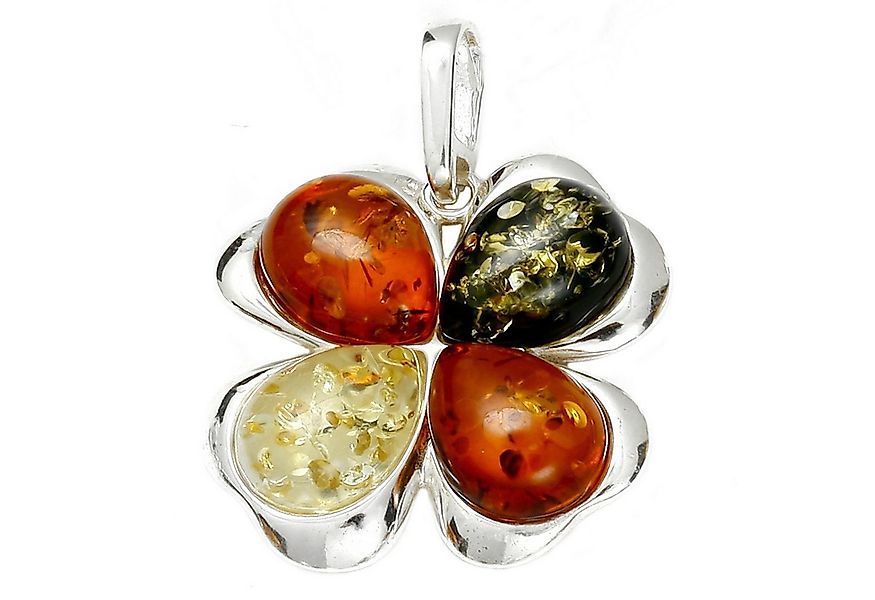 OSTSEE-SCHMUCK Kettenanhänger Ostsee-Schmuck Anhänger Kleeblatt Anhänger Kl günstig online kaufen
