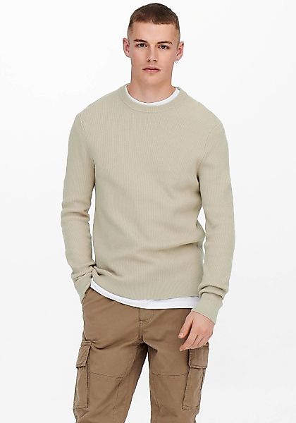 ONLY & SONS Strickpullover, im Strukturmuster günstig online kaufen